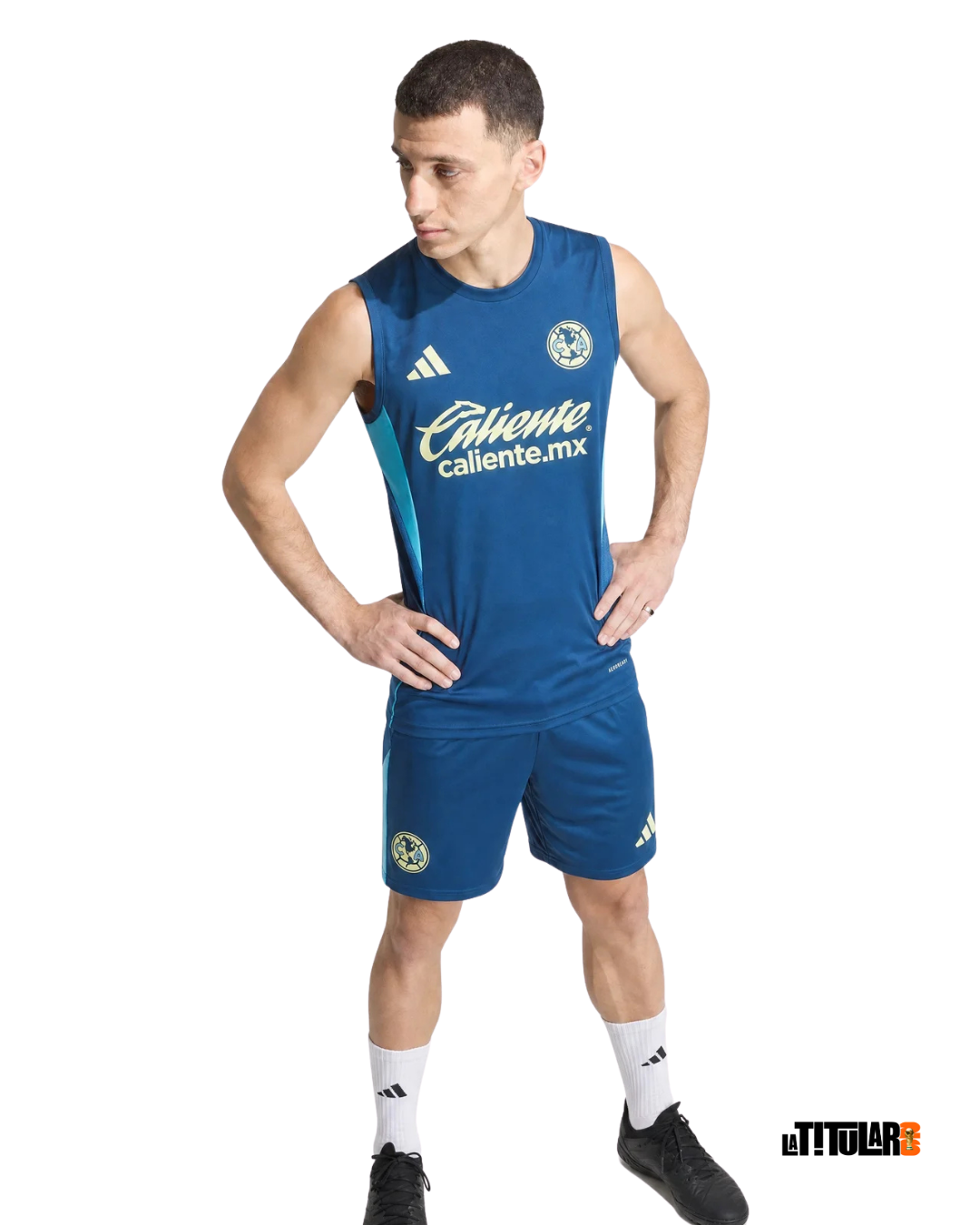 CLUB AMERICA 25/26 SLEEVELESS TRAINING SHORTS SET