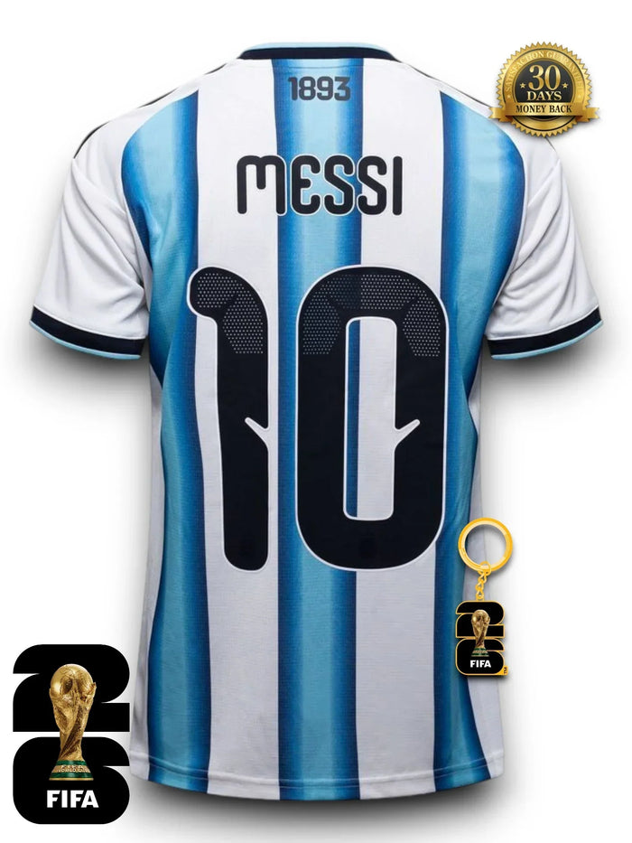 ARGENTINA 26 HOME MESSI WORLD CUP JERSEY #10