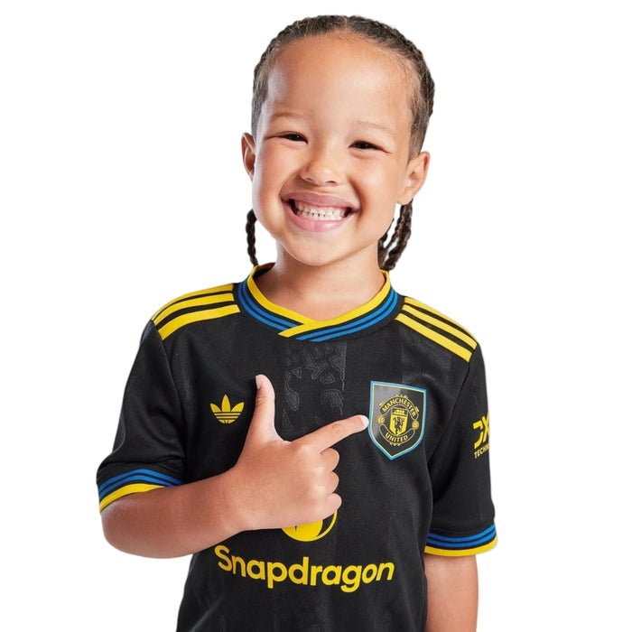 MANCHESTER UNITED 25/26 THIRD KIDS KIT