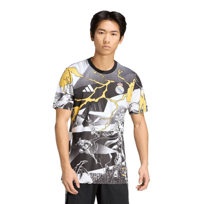 REAL MADRID X MARVEL WARM UP SHIRT 25/26 ADIDAS JERSEY