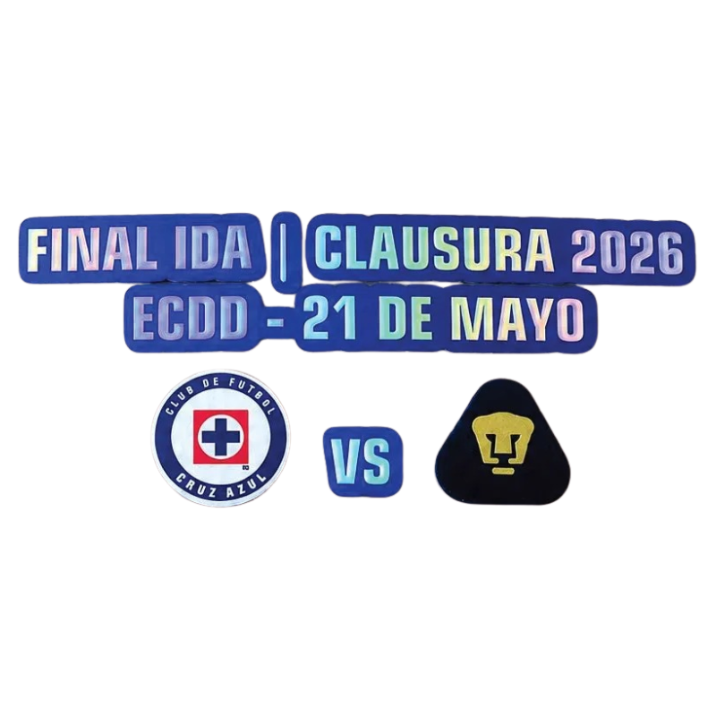 Patches Final Cruz Azul vs Pumas 2026 (1st Leg)