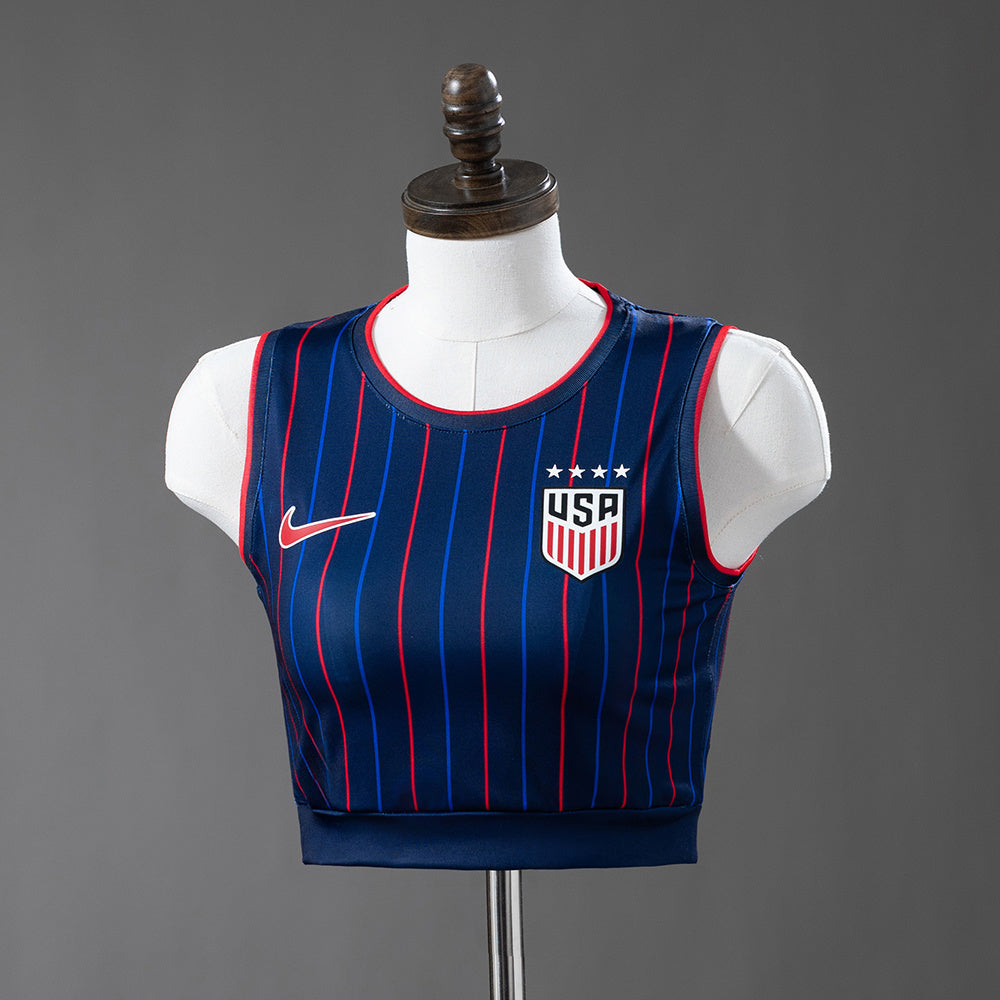 USA 25 AWAY ALTERNATIVE WOMEN CROPPED JERSEY