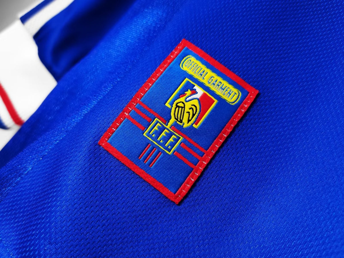 FRANCE 98 RETRO HOME FINAL EDITION WORLD CUP JERSEY