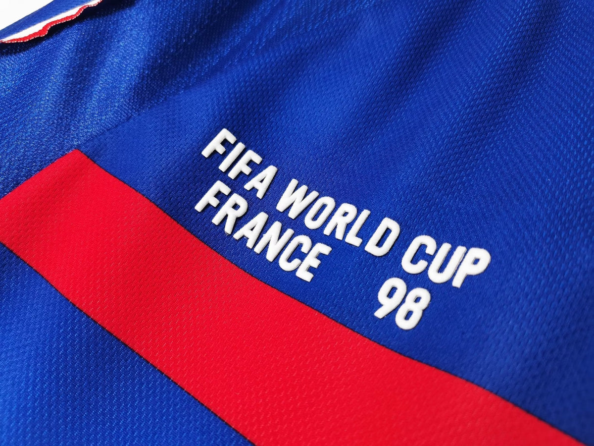 FRANCE 98 RETRO HOME FINAL EDITION WORLD CUP JERSEY