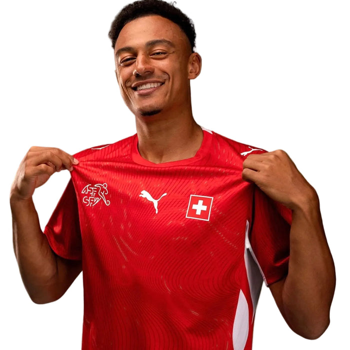SWITZERLAND 26 HOME AUTHENTIC WORLD CUP JERSEY