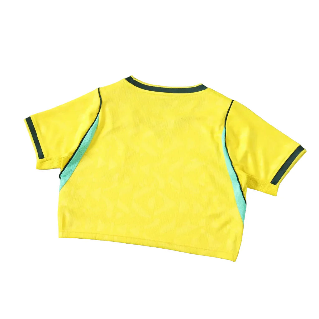 BRAZIL 26 HOME WOMEN CROPPED JERSEY