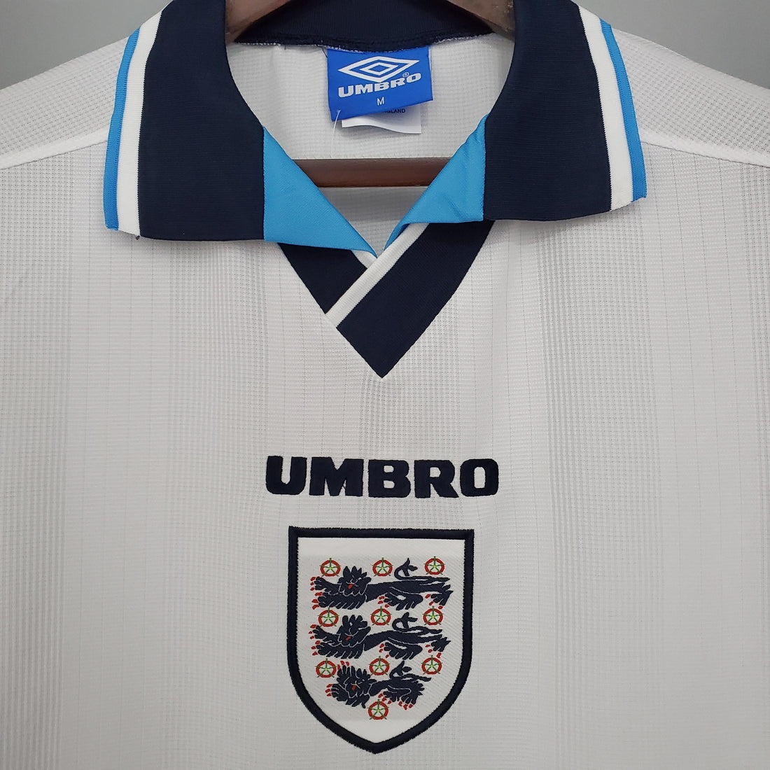 ENGLAND 95/97 RETRO HOME EUROPEAN CHAMPIONSHIP JERSEY