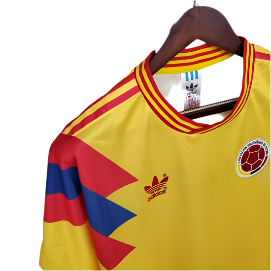 COLOMBIA 90/91 RETRO HOME JERSEY