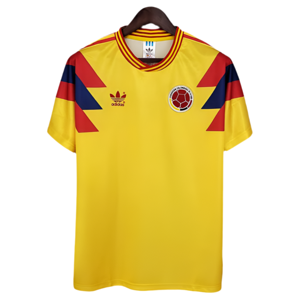 COLOMBIA 90/91 RETRO HOME JERSEY