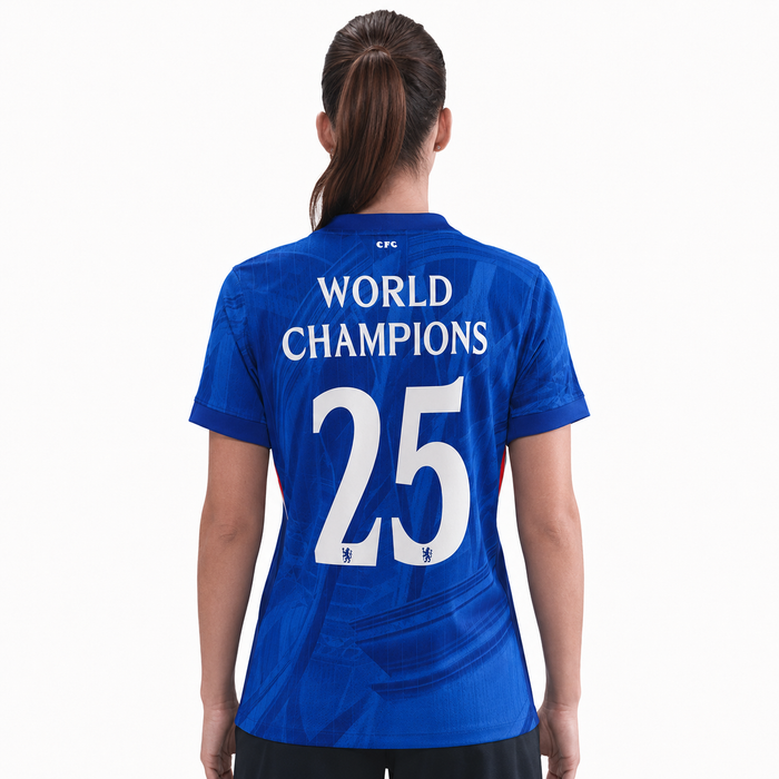 CHELSEA 25/26 HOME WORLD CHAMPIONS 25 WOMEN JERSEY