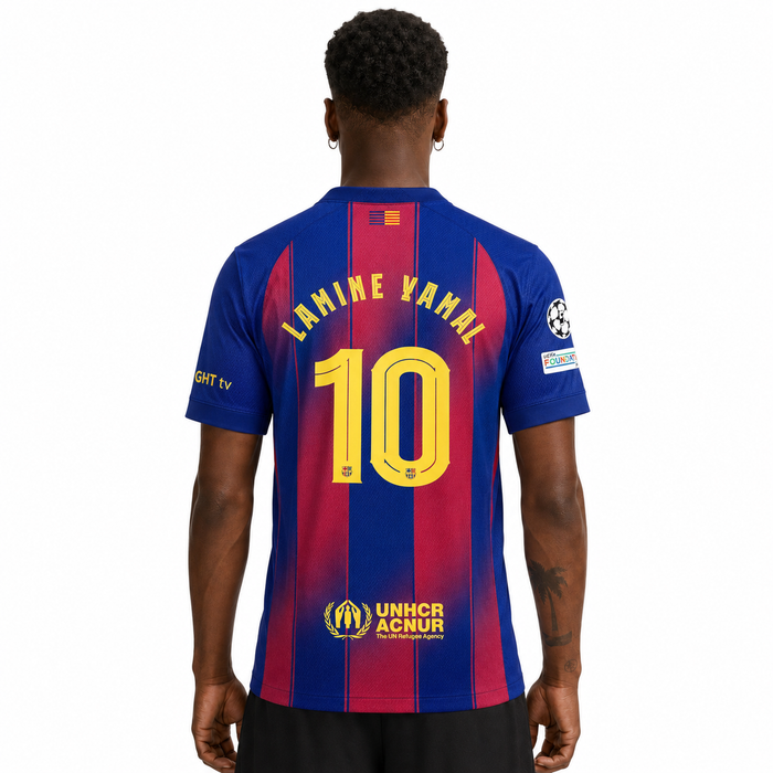 BARCELONA 25/26 HOME LAMINE JERSEY YAMAL #10