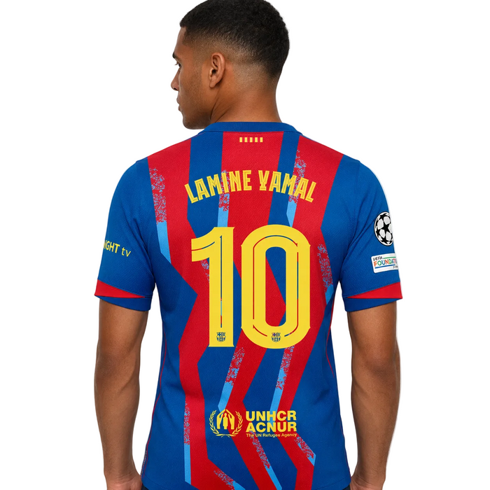 BARCELONA 25/26 FOURTH LAMINE YAMAL JERSEY