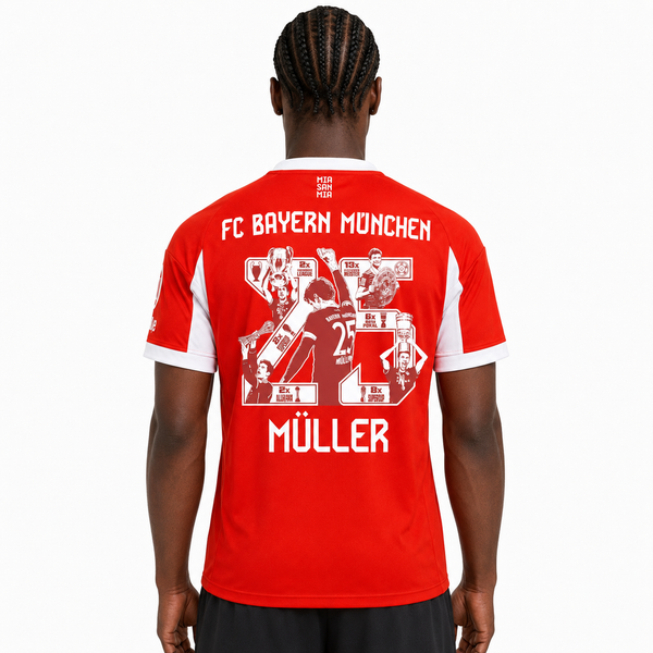 BAYERN MUNICH 25/26 SPECIAL EDITION HOME MÜLLER JERSEY