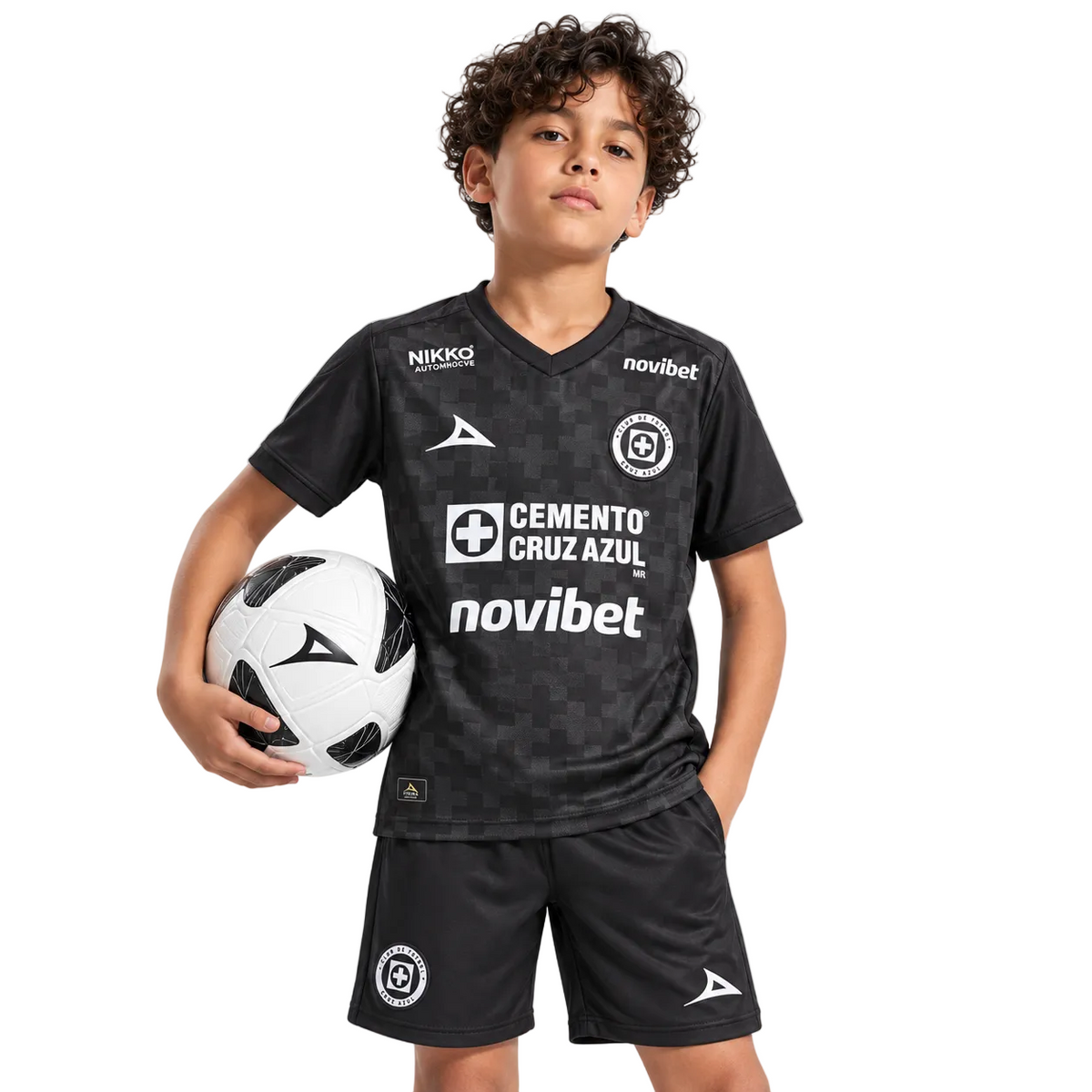 CRUZ AZUL 25/26 THIRD BLACK KIDS KIT