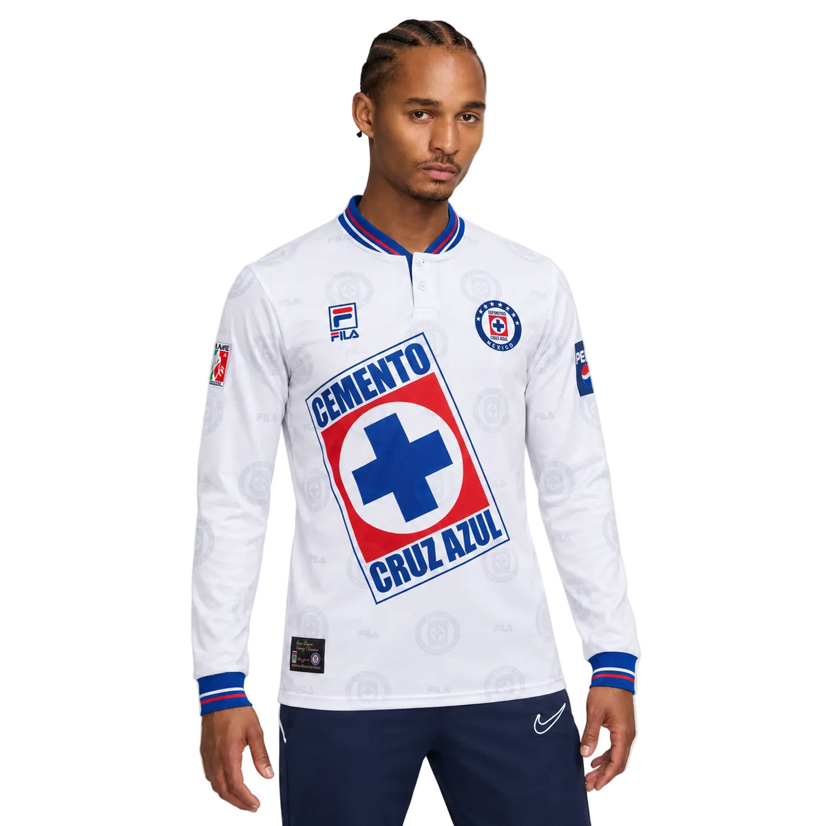 CRUZ AZUL 98 RETRO AWAY LONG SLEEVE JERSEY