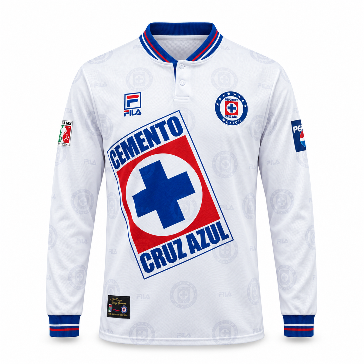 CRUZ AZUL 98 RETRO AWAY LONG SLEEVE JERSEY