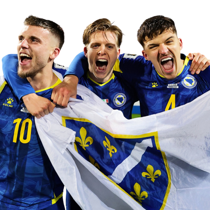 BOSNIA AND HERZEGOVINA 26 HOME WORLD CUP JERSEY