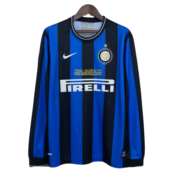 INTER MILAN 09/10 RETRO HOME LONG SLEEVE JERSEY