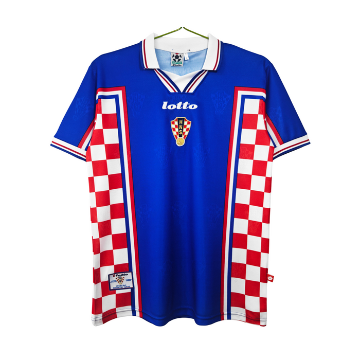 CROATIA 98 RETRO AWAY WORLD CUP JERSEY