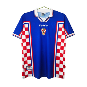 CROATIA 98 RETRO AWAY WORLD CUP JERSEY