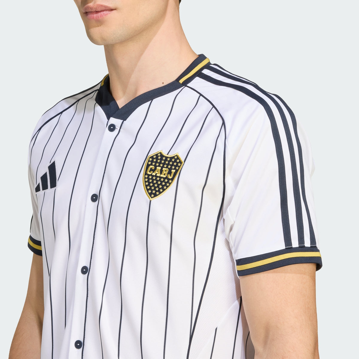 BOCA JUNIORS US PACK FULL-BUTTON BASEBALL JERSEY
