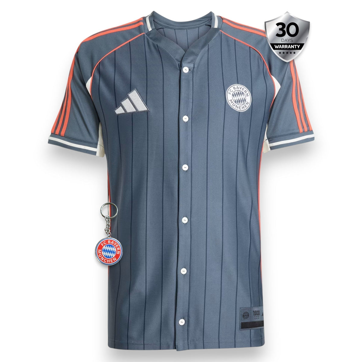 BAYERN MUNICH US PACK FULL-BUTTON BASEBALL JERSEY