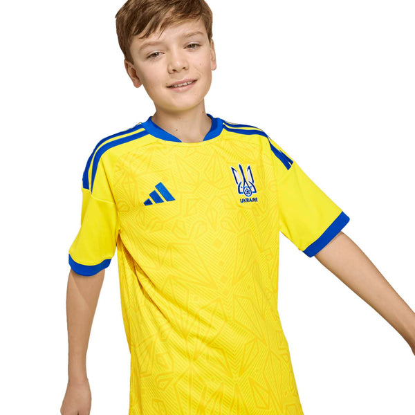 UKRAINE 26 HOME KIDS WORLD CUP JERSEY
