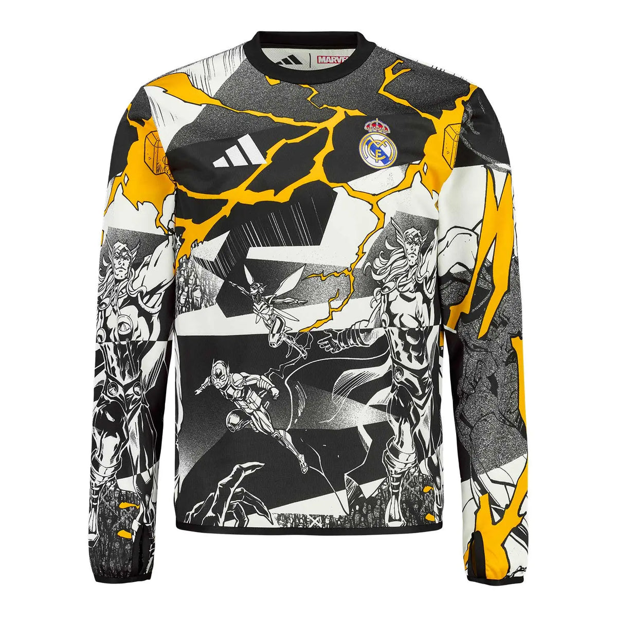 REAL MADRID X MARVEL WARM UP SWEATSHIRT 25/26 ADIDAS JERSEY