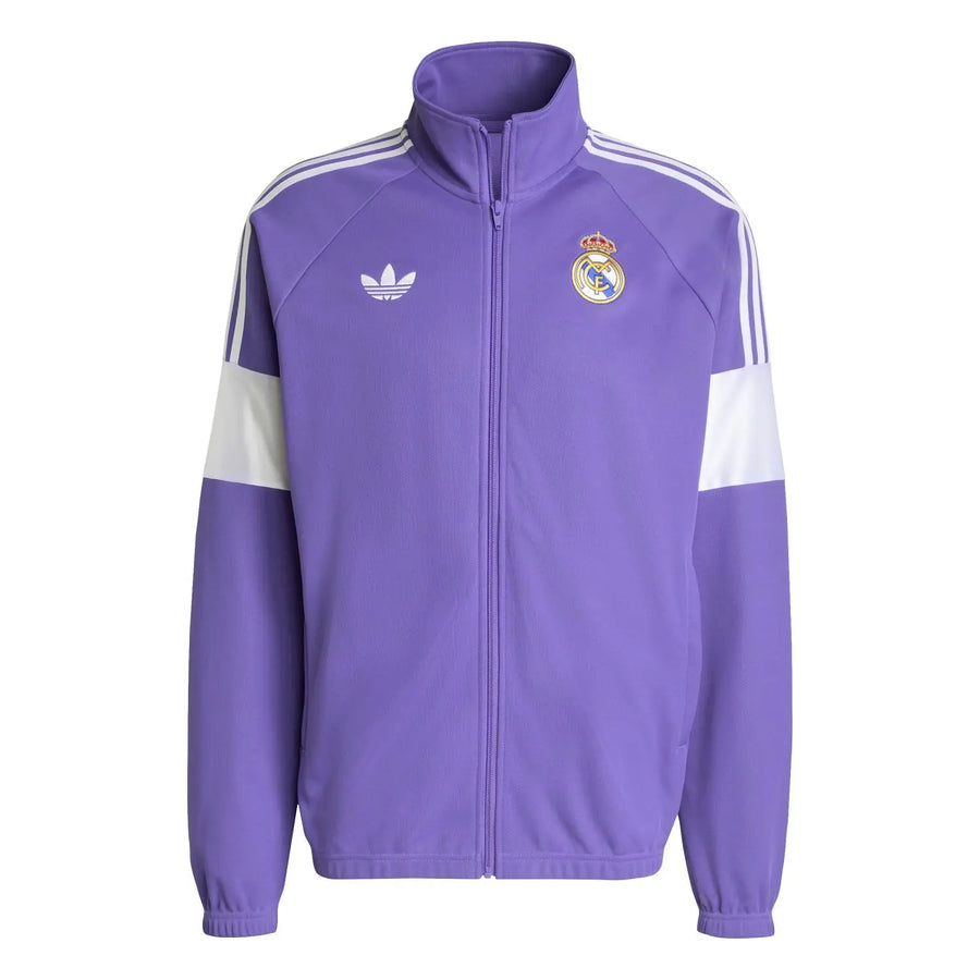 REAL MADRID 25/26 ADIDAS ORIGINALS LFSTLR PURPLE TRACK TOP