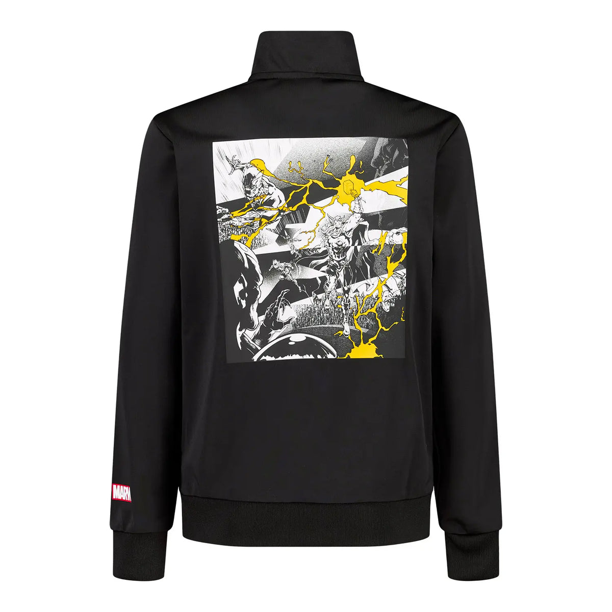 REAL MADRID X MARVEL TRACK TOP 25/26 ADIDAS BLACK KIDS JERSEY