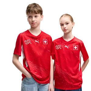 SWITZERLAND 26 HOME KIDS WORLD CUP JERSEY