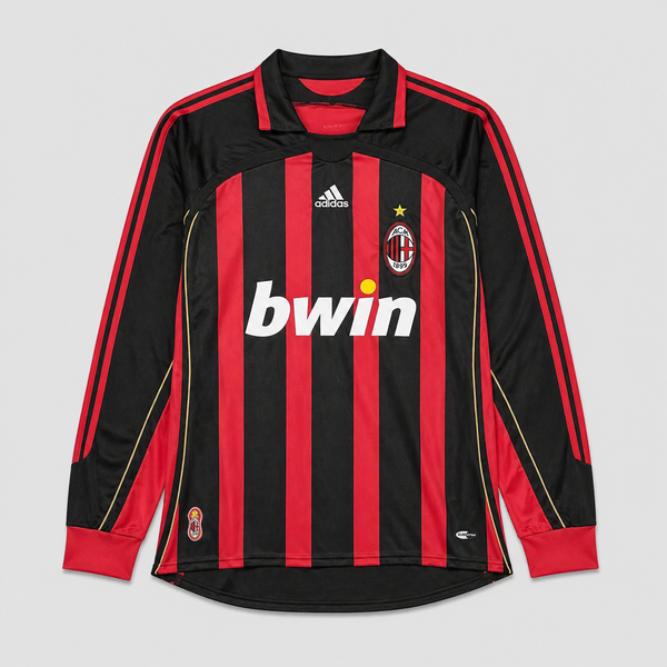 AC MILAN 06/07 RETRO HOME LONG SLEEVE JERSEY