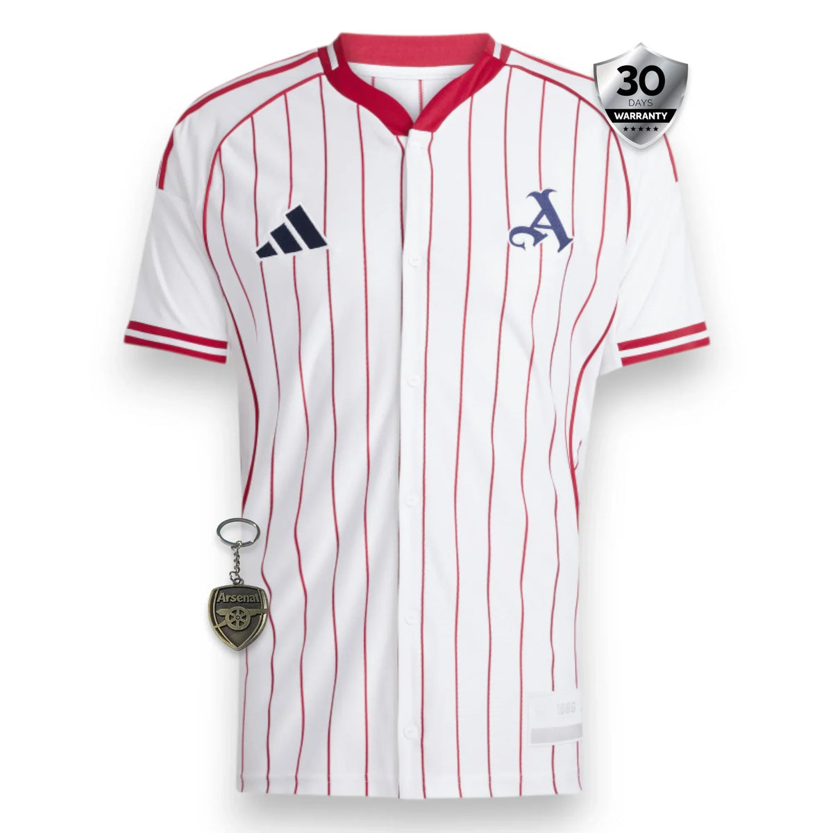 ARSENAL US PACK FULL-BUTTON BASEBALL JERSEY
