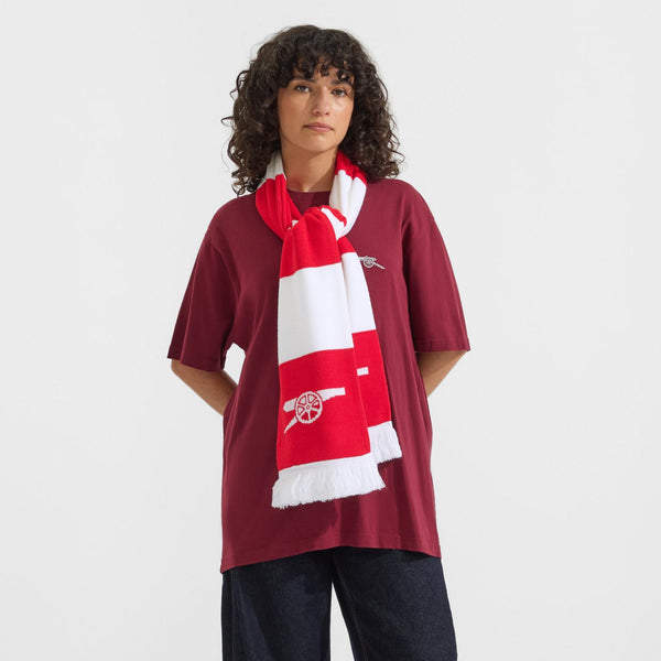 ARSENAL BAR SCARF RED