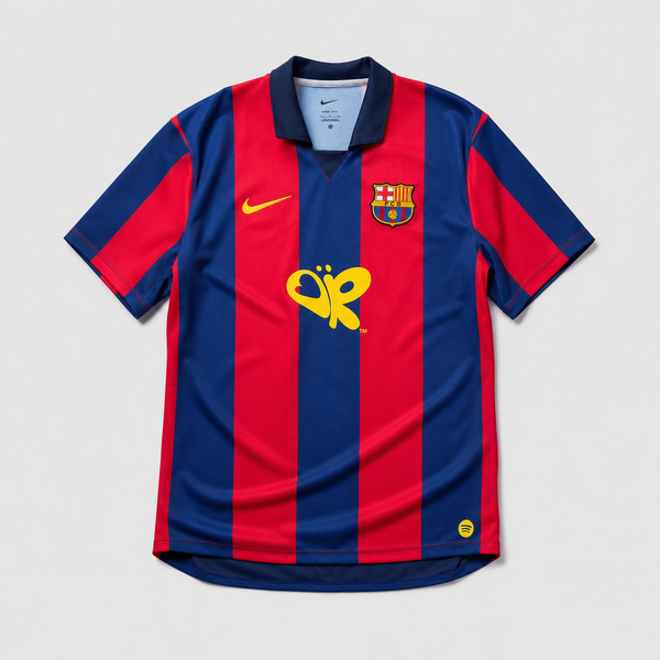BARCELONA 03/04 RETRO HOME II JERSEY