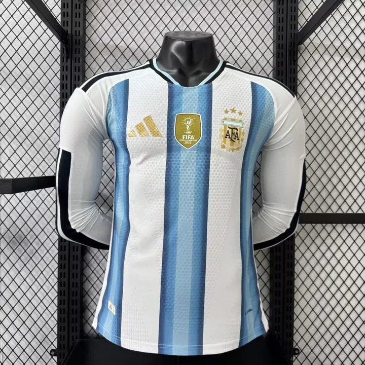 ARGENTINA 26 HOME LONG SLEEVE AUTHENTIC WORLD CUP JERSEY