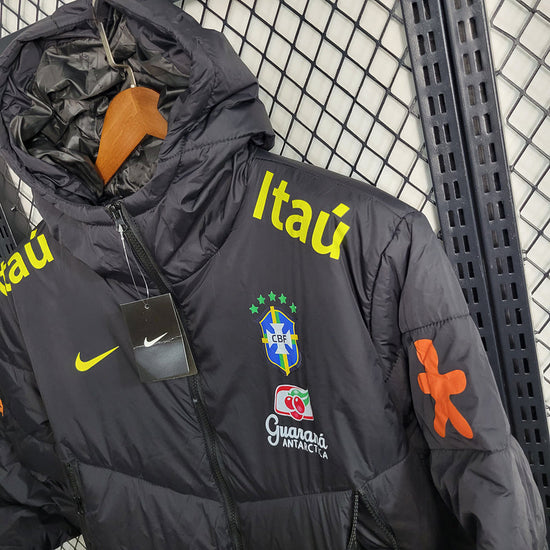 BRAZIL PUFFER BLACK JACKET
