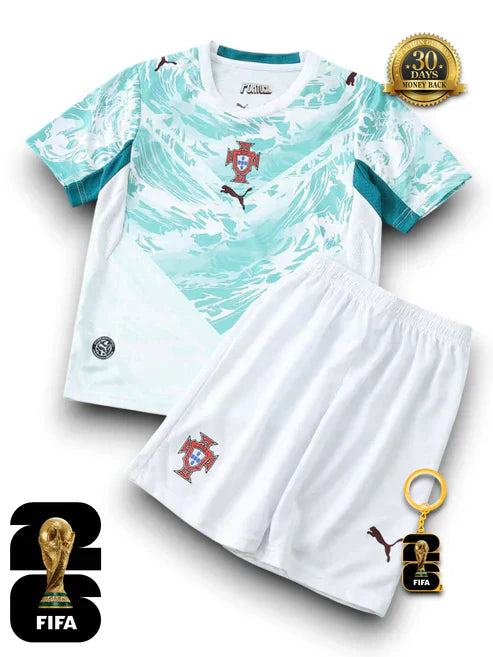 PORTUGAL 26 AWAY KIDS WORLD CUP JERSEY