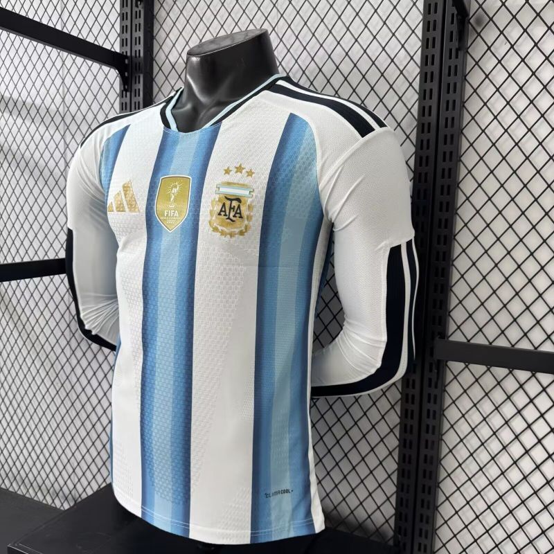 ARGENTINA 26 HOME LONG SLEEVE AUTHENTIC WORLD CUP JERSEY