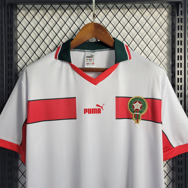 MOROCCO 98 RETRO AWAY WHITE JERSEY