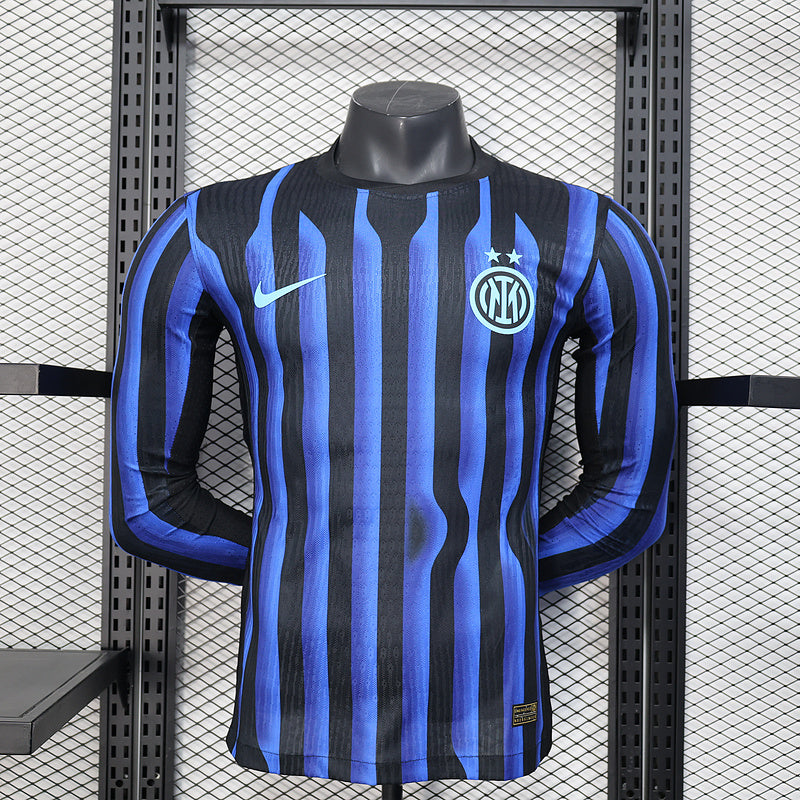 INTER MILAN 25/26 HOME LONG SLEEVE AUTHENTIC JERSEY