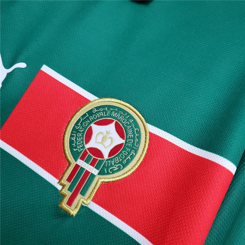 MOROCCO 98 RETRO AWAY GREEN JERSEY
