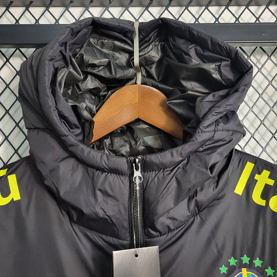 BRAZIL PUFFER BLACK JACKET