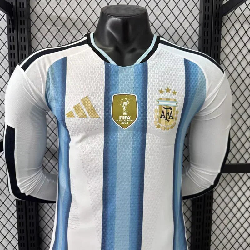 ARGENTINA 26 HOME LONG SLEEVE AUTHENTIC WORLD CUP JERSEY