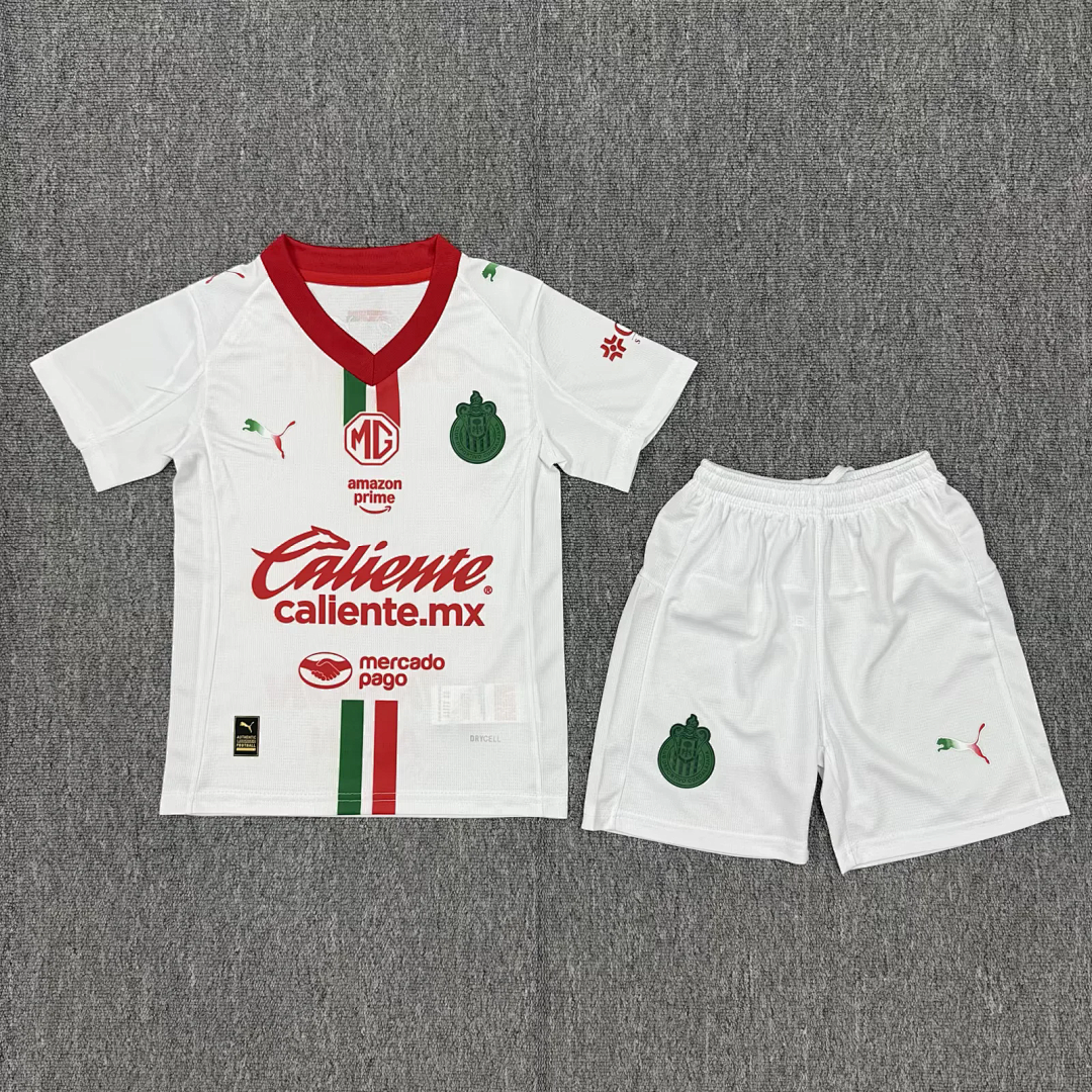 CHIVAS GUADALAJARA 25/26 AWAY KIDS KIT