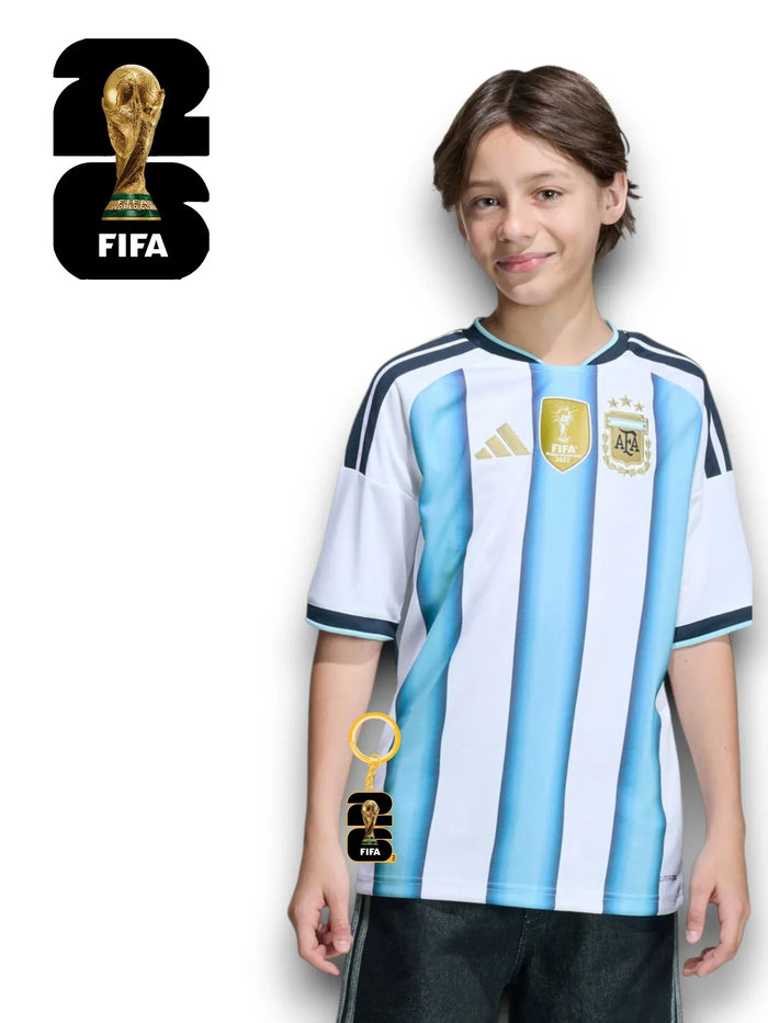 ARGENTINA 26 HOME KIDS WORLD CUP KIT