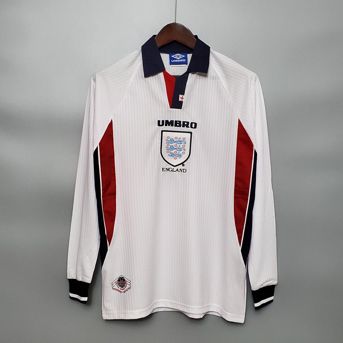 ENGLAND 98 RETRO HOME LONG SLEEVE JERSEY