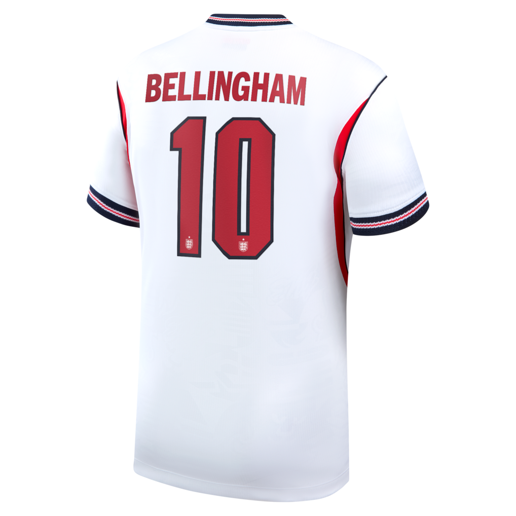 ENGLAND 26 HOME JERSEY BELLINGHAM #10