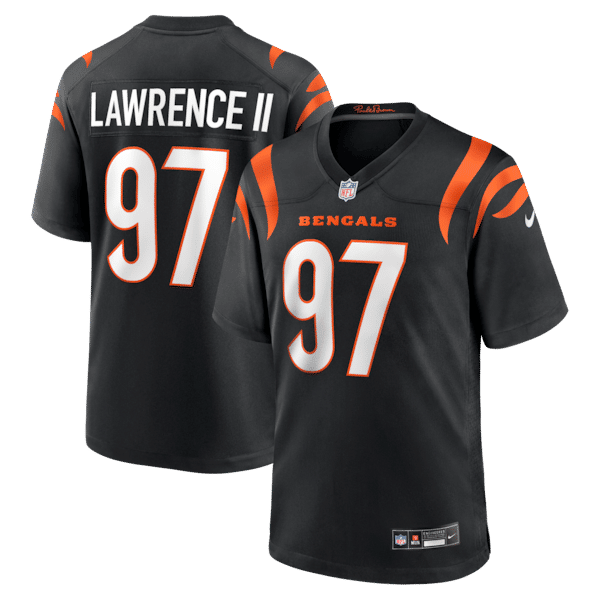Cincinnati Bengals Dexter Lawrence II Game Jersey - Black