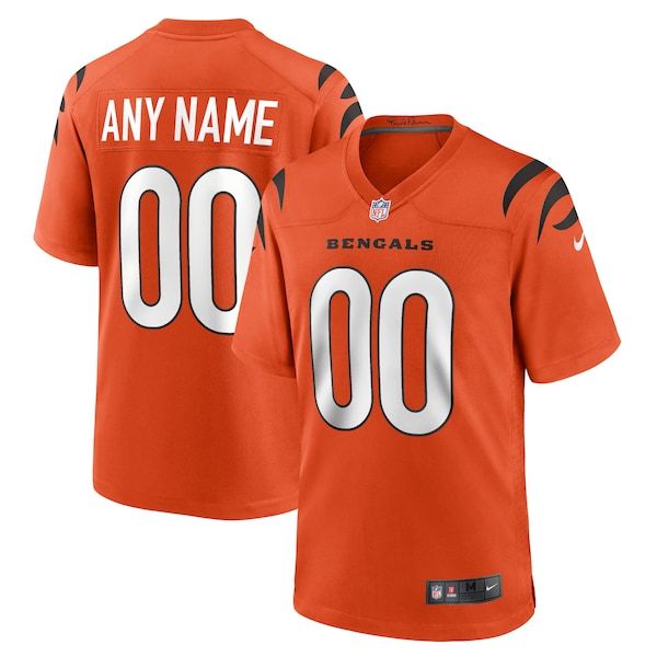 Cincinnati Bengals Alternate Game Custom Jersey - Orange